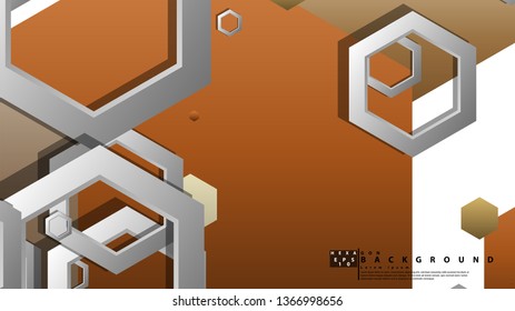 Modern geometric abstract vector templates stone and brick color compositions. Vector illustration