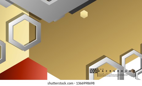 Modern geometric abstract vector templates stone and brick color compositions. Vector illustration