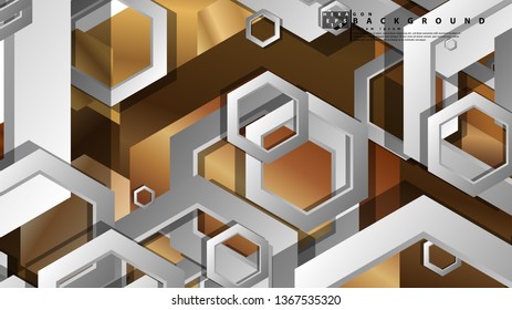 Modern geometric abstract vector templates wood color compositions. Vector illustration