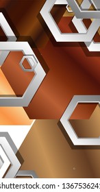 Modern geometric abstract vector templates wood color compositions. Vector illustration