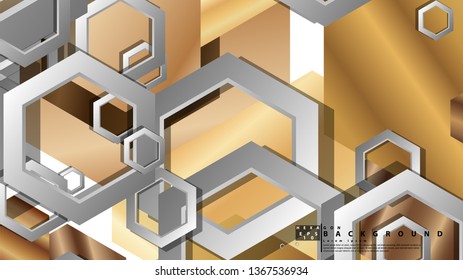 Modern geometric abstract vector templates wood color compositions. Vector illustration