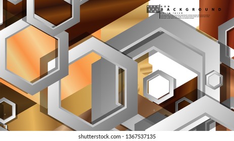 Modern geometric abstract vector templates wood color compositions. Vector illustration