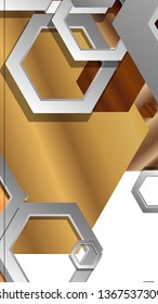 Modern geometric abstract vector templates wood color compositions. Vector illustration