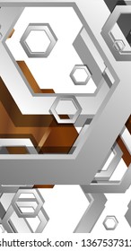 Modern geometric abstract vector templates wood color compositions. Vector illustration
