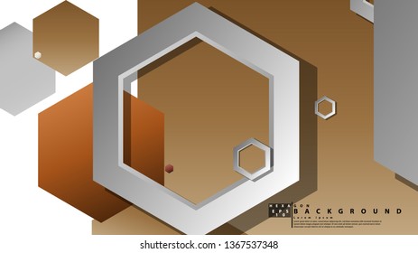 Modern geometric abstract vector templates stone and brick color compositions. Vector illustration