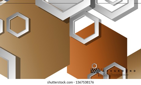 Modern geometric abstract vector templates stone and brick color compositions. Vector illustration