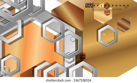 Modern geometric abstract vector templates wood color compositions. Vector illustration