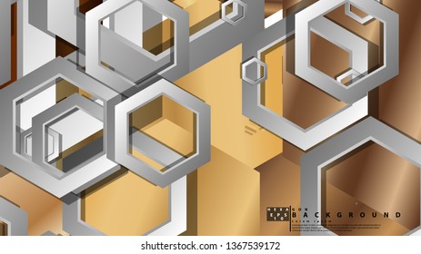 Modern geometric abstract vector templates wood color compositions. Vector illustration