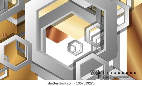 Modern geometric abstract vector templates wood color compositions. Vector illustration