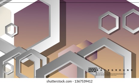 Modern geometric abstract vector templates stone and brick color compositions. Vector illustration