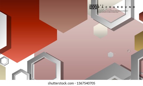 Modern geometric abstract vector templates stone and brick color compositions. Vector illustration