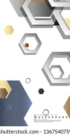 Modern geometric abstract vector templates stone and brick color compositions. Vector illustration