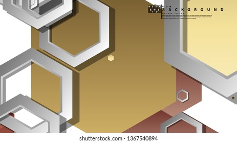Modern geometric abstract vector templates stone and brick color compositions. Vector illustration