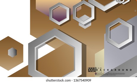Modern geometric abstract vector templates stone and brick color compositions. Vector illustration