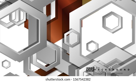 Modern geometric abstract vector templates wood color compositions. Vector illustration