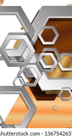 Modern geometric abstract vector templates wood color compositions. Vector illustration