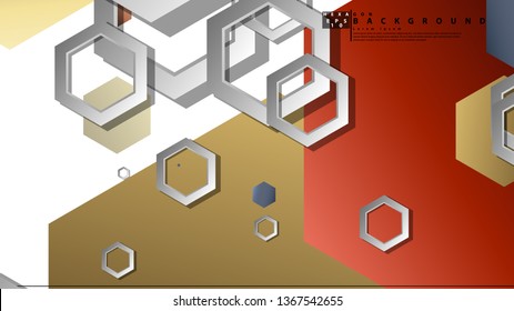Modern geometric abstract vector templates stone and brick color compositions. Vector illustration