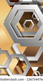 Modern geometric abstract vector templates wood color compositions. Vector illustration