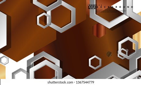 Modern geometric abstract vector templates wood color compositions. Vector illustration