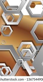 Modern geometric abstract vector templates wood color compositions. Vector illustration