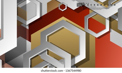Modern geometric abstract vector templates stone and brick color compositions. Vector illustration