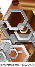 Modern geometric abstract vector templates wood color compositions. Vector illustration