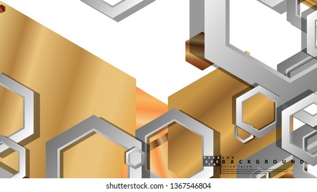 Modern geometric abstract vector templates wood color compositions. Vector illustration