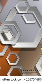 Modern geometric abstract vector templates stone and brick color compositions. Vector illustration
