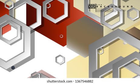 Modern geometric abstract vector templates stone and brick color compositions. Vector illustration