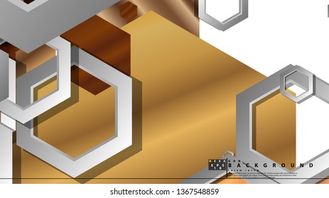 Modern geometric abstract vector templates wood color compositions. Vector illustration