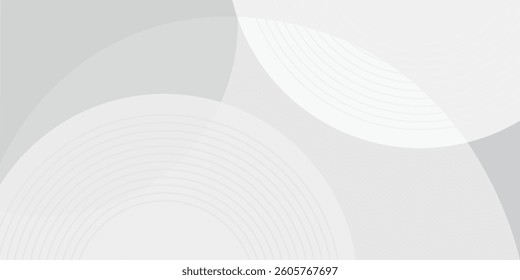 Modern Geometric Abstract in white and grey. Modern and Creative Trend Design in eps10 vector illustration.