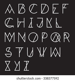 732,819 Geometric fonts Stock Vectors, Images & Vector Art | Shutterstock