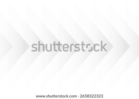 Modern Geometric Arrow White Background. Technology Banner. Vector Illustration. Abstract Business Wallpaper