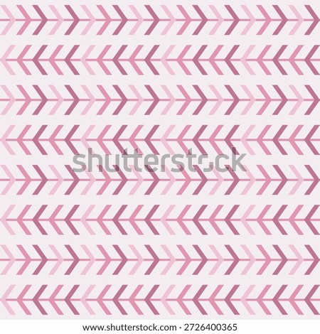 Modern Geometric Arrowhead Seamless Repetitive Pattern for Fabric and Textile