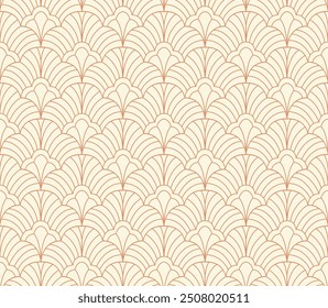 Modern geometric art deco seamless pattern. Trendy abstract background. Vector illustration for print, fabric, surface, textile.