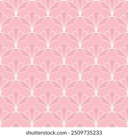 Modern geometric art deco seamless pattern. Trendy abstract background. Vector illustration for print, fabric, surface, textile.
