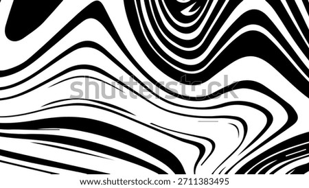 A modern geometric artwork displaying limitless abstraction created with aligned forms and fluid dimensional layering.