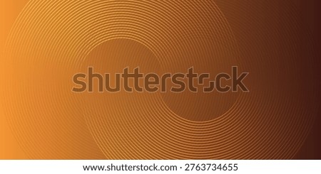 Modern geometric backdrop featuring double spiral vortex and brown gradient.