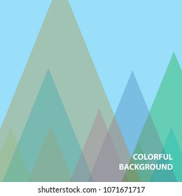 Modern geometric background