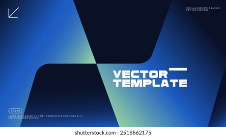 Modern geometric background with abstract color gradient shapes.