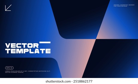 Modern geometric background with abstract color gradient shapes.