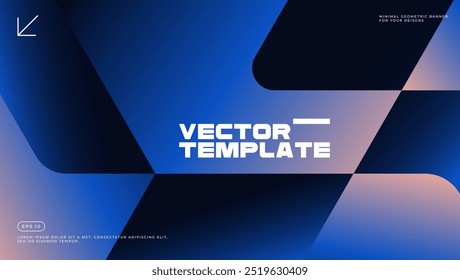 Modern geometric background with abstract color gradient shapes.