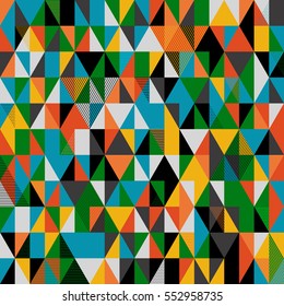 Modern Geometric background. Abstract flat pattern. Eps10 vector.