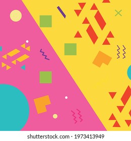 modern geometric background with abstract shapes