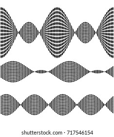 Modern geometric background with black ellipse element circle. Graphic image template seamless pattern. Abstract vector Illustration eps 10 for your business brochure, banner design, advertise booklet