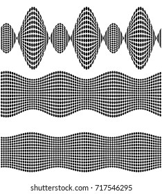 Modern geometric background with black ellipse element circle. Graphic image template seamless pattern. Abstract vector Illustration eps 10 for your business brochure, banner design, advertise booklet