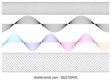 Modern geometric background with black lines element circle. Graphic image template seamless pattern. Abstract vector Illustration eps 10 for your business brochure, banner design, advertise booklet
