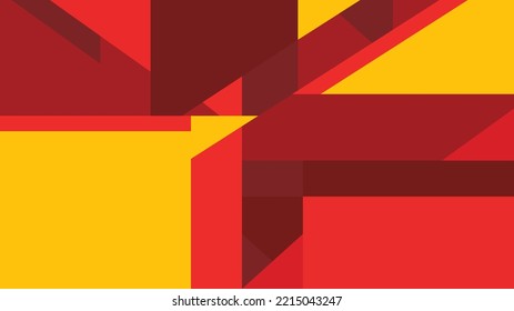Modern geometric background with bold colourful vector shapes. Clean background design, for apps, games, presentations, motion graphic videos or poster design.