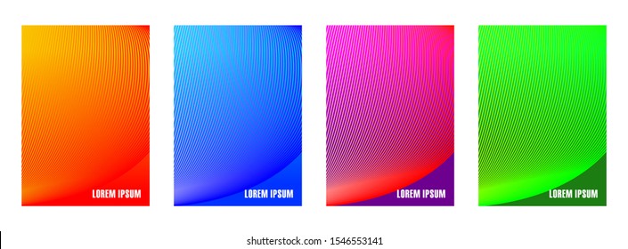 Modern geometric background. Bright design of lines and shapes. 
