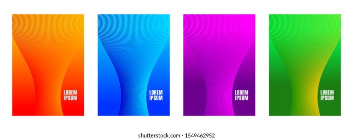 Modern geometric background. Bright design of lines and shapes. 